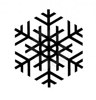 Royalty Free Clipart Image of a Snowflake