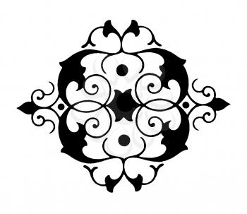 Royalty Free Clipart Image of a Decorative Accent