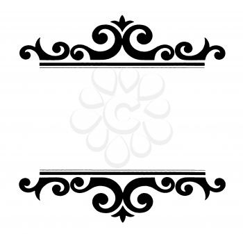 Royalty Free Clipart Image of a Border