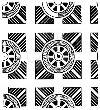 Royalty Free Clipart Image of a Wheel Background