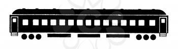 Royalty Free Clipart Image of a Railway Car