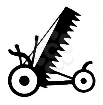 Royalty Free Clipart Image of Farm Machinery