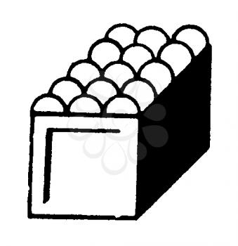 Royalty Free Clipart Image of Eggs