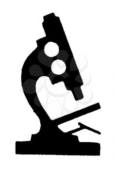Royalty Free Clipart Image of a Microscope