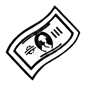 Royalty Free Clipart Image of Money
