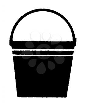 Royalty Free Clipart Image of a Pail