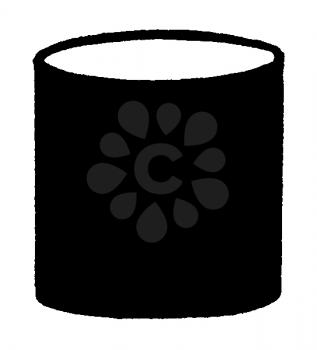 Royalty Free Clipart Image of a Pail