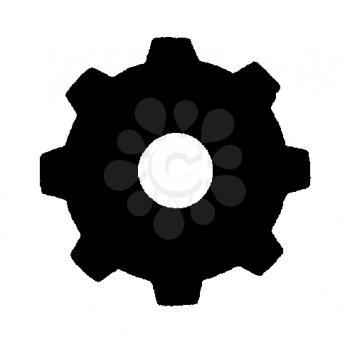 Royalty Free Clipart Image of a Wheel Disc