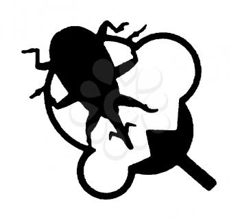 Royalty Free Clipart Image of a Boll Weevil