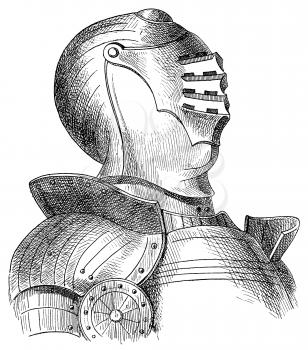 Royalty Free Clipart Image of a Suit of Armour