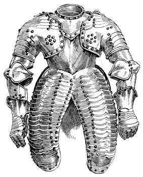 Royalty Free Clipart Image of Armour