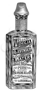 Royalty Free Photo of a Bottle of  Vinolia Lavender Water Cologne