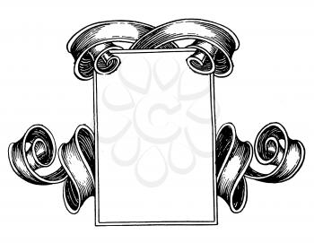 Royalty Free Clipart Image of a Decorative Page