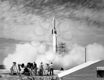 Royalty Free Photo of  the Apollo 11 Launch