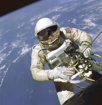 Royalty Free Photo of an Astronaut in Space