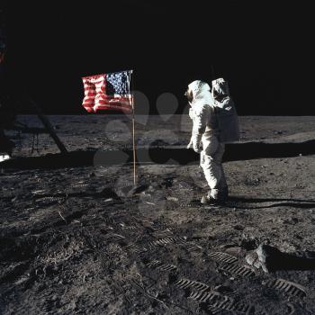 Royalty Free Photo of The Moon Landing