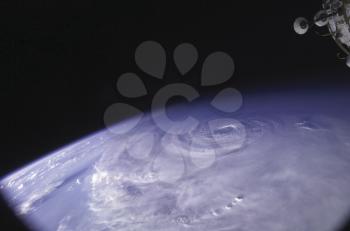 Royalty Free Photo of a Hurricane Storm From Space 