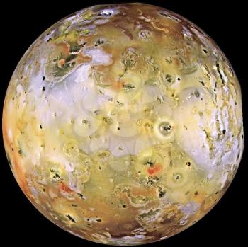 Royalty Free Photo of Io, Jupiter's 5th moon 