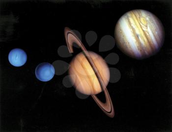 Royalty Free Photo of Planets in the Solar System