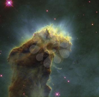 Royalty Free Photo of one of the Pillars of Creation 