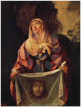Royalty Free Clipart Image of St. Veronica by Jacques Blanchard