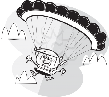 Parachute Clipart
