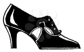 Royalty Free Clipart Image of a Woman's Shoe 