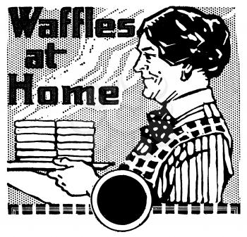 Royalty Free Clipart Image of a Vintage Advertisement