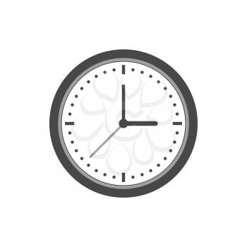 Clock icon. Symbol in trendy flat style isolated on white background. Illustration element for your web site design, logo, app, UI.