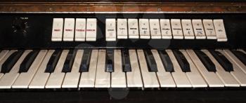 Part of the old electronic keyboard instrument