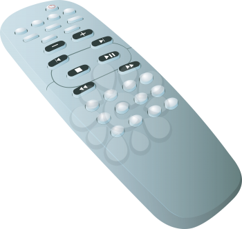 Illustration of the remote control on a white background