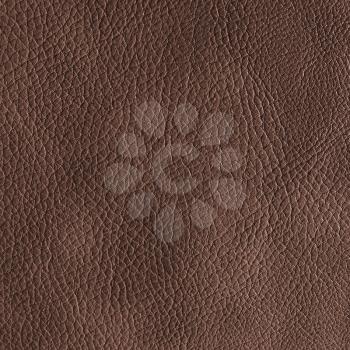 Brown leather texture. May used as background. Top view. Flat lay.