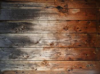 Wooden planks texture. Vintage weathered wood background.