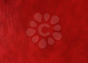 Red leather texture. May used as background.