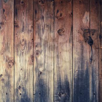 Old wooden background. Retro wood planks texture.