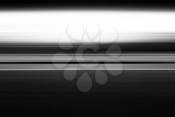 Horizontal black and white motion blur illustration background
