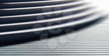 Horizontal vibrant white business stairs motion blur abstraction background