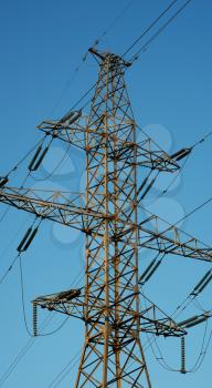 Vertical power line background