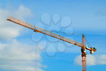 Diagonal building crane city background hd