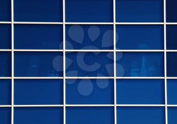 Glass grid in office building background hd