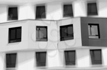 Bblack and white living flats in Moscow background hd