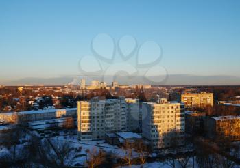 Suburbs of Moscow background hd