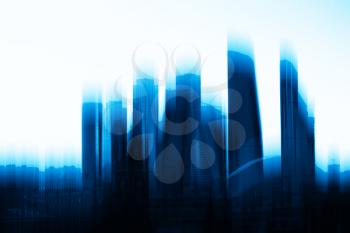 Moscow city skyscrapers abstract background hd