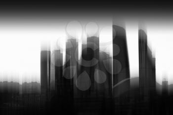 Moscow city skyscrapers abstract background hd