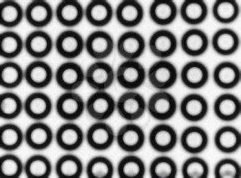 Black and white circle shapes illustration background