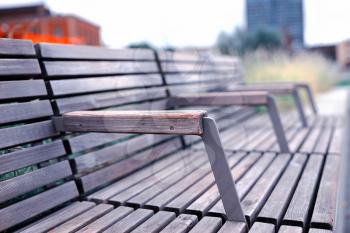 Oslo minimalistic wooden benches background hd