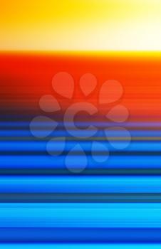 Vertical ocean motion blur with sunset background hd