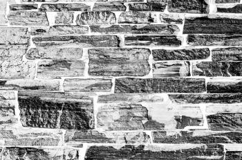 Horizontal black and white brick texture background hd
