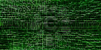 Horizontal green matrix hacker pixel neo business presentation abstract background backdrop