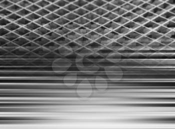 Black and white abstract lined 3d illustration background